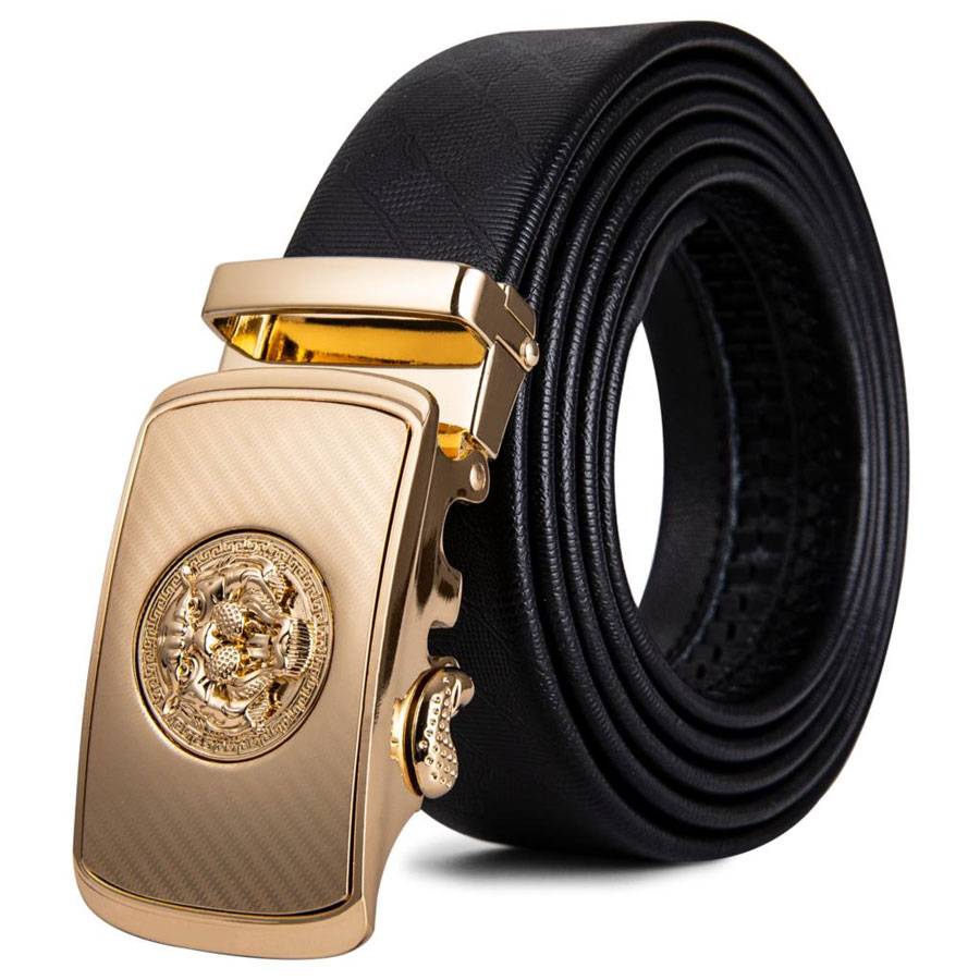Men's Genuine Leather Belt With Fashion Buckle | Jewelry Addicts