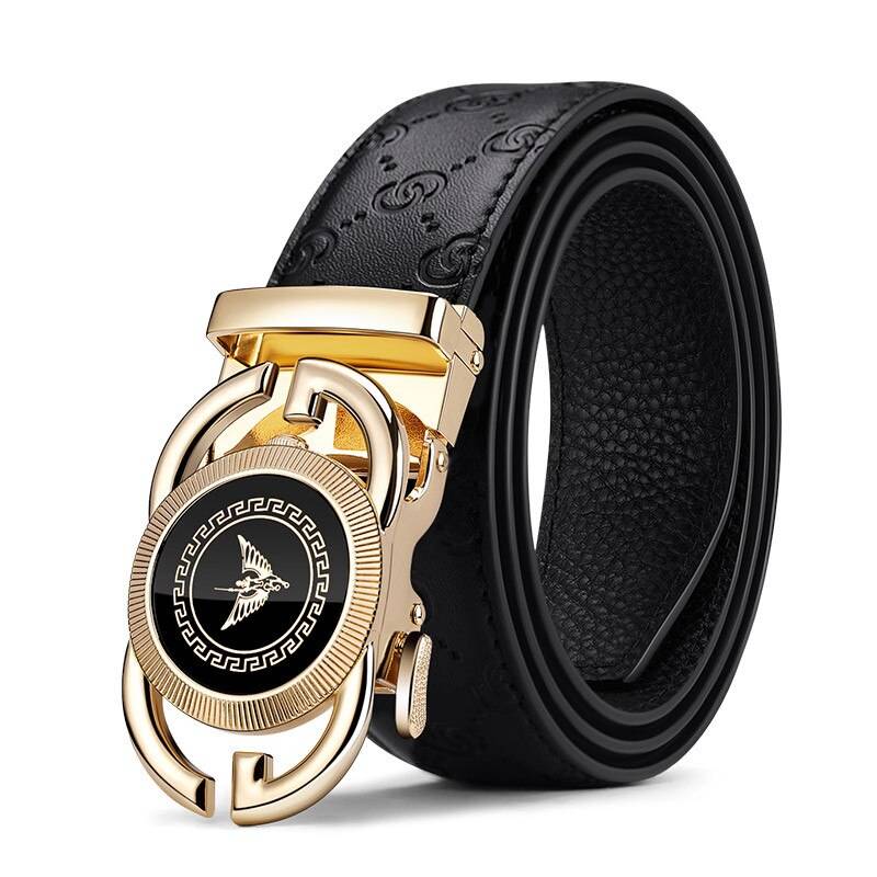 Designer Mens Automatic Buckle Dress Belts Mens Belts