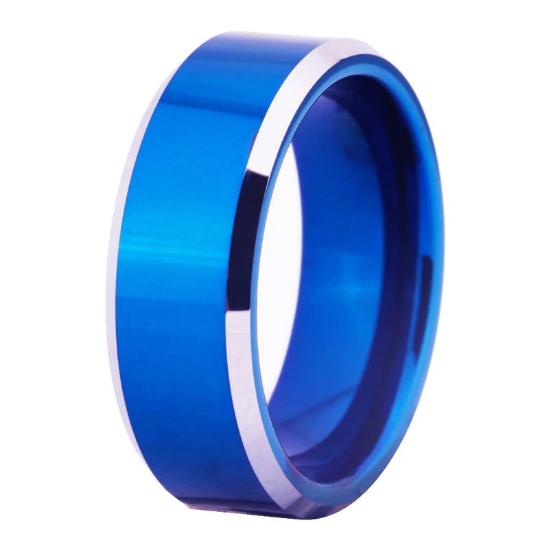 Custom Unisex Tungsten Wedding Bands Mens Rings
