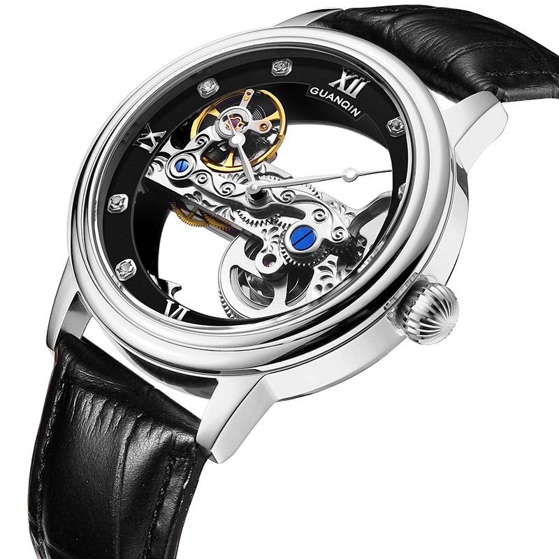 Guanqin Tourbillon Mechanical Watch Guanqin Men's Wrist Watches