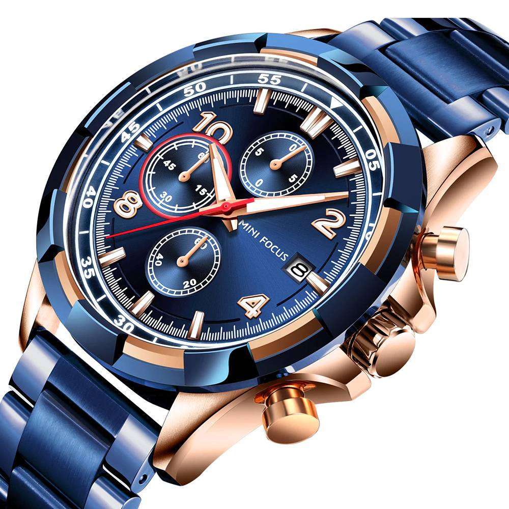 Luxury Brand Men's Fashion Quartz Watches Mini Focus