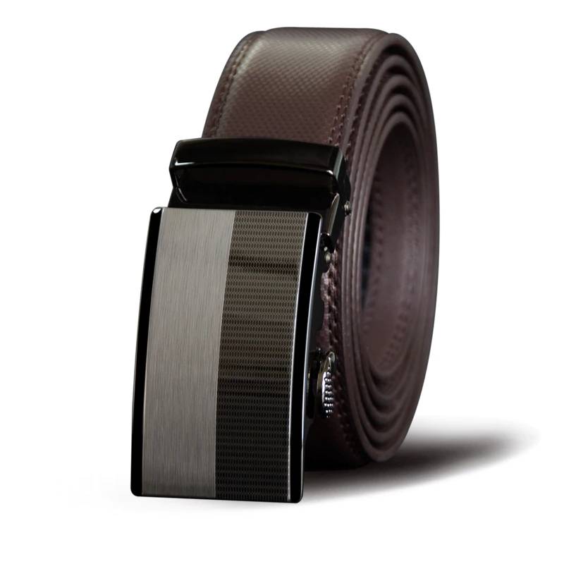 Men Belts Genuine Leather Automatic Buckle Mens Belts