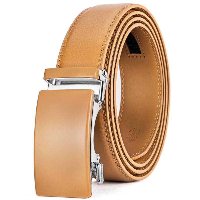 Ratchet Dress Belt With Automatic Buckle Mens Belts