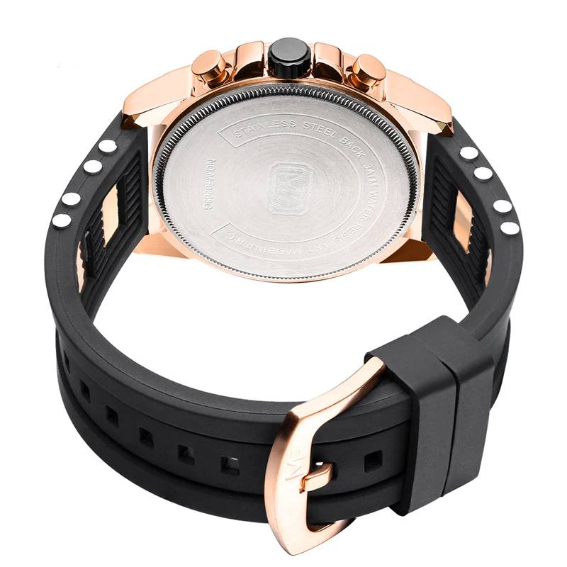 Fashion Mens Sports Watch With Silicone Band Men's Wrist Watches Mini Focus