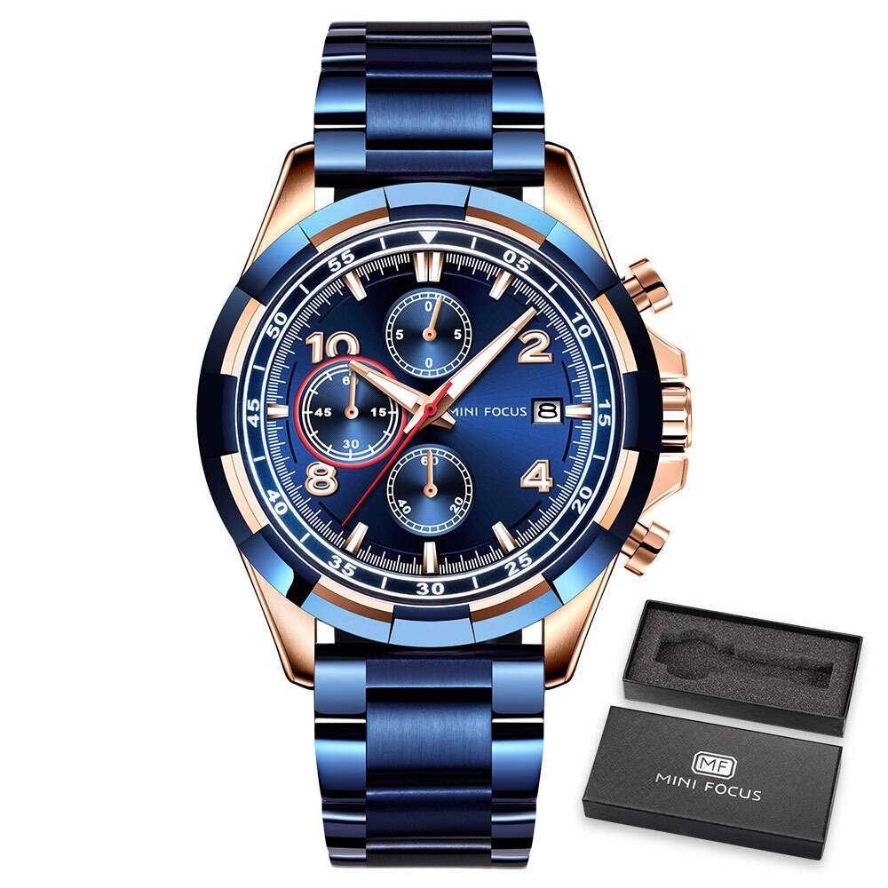 Luxury Brand Men's Fashion Quartz Watches Mini Focus