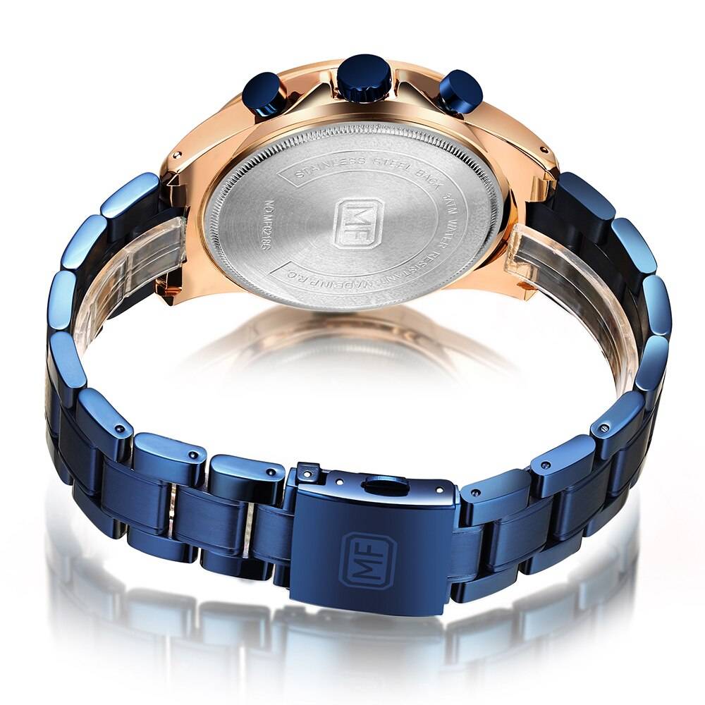 Men's Luxury Stainless Steel Watches Men's Wrist Watches Mini Focus