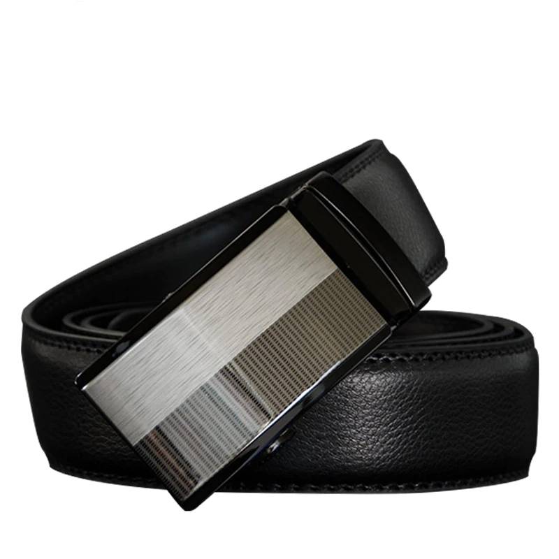 Men Belts Genuine Leather Automatic Buckle Mens Belts