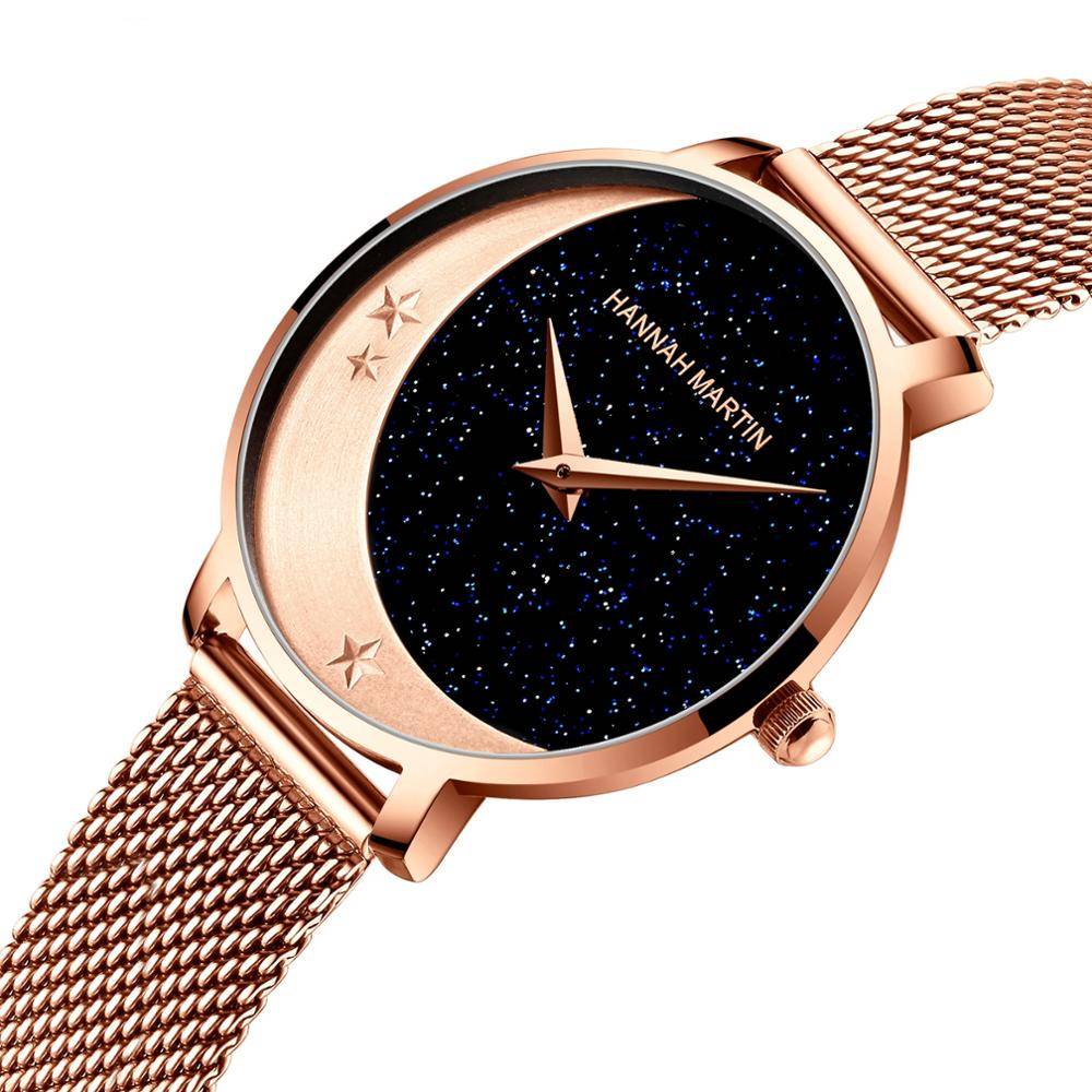 Japan Movement Watch Night Sky Stars Women's Watches