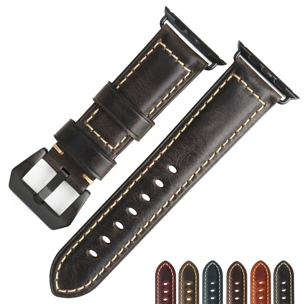 Leather Apple Watch Band 38mm 42mm 44mm Watch Straps and Bands