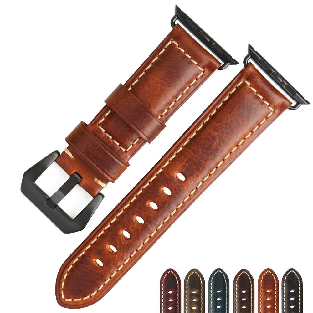 Leather Apple Watch Band 38mm 42mm 44mm Watch Straps and Bands