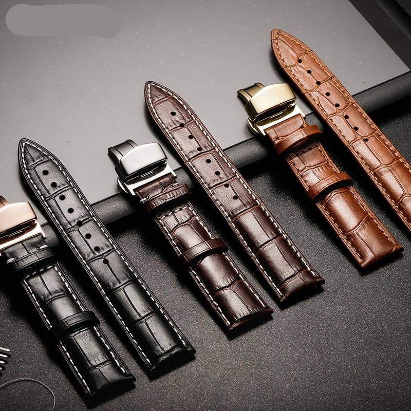 Leather Watch Bands Alligator Grain Straps Watch Straps and Bands