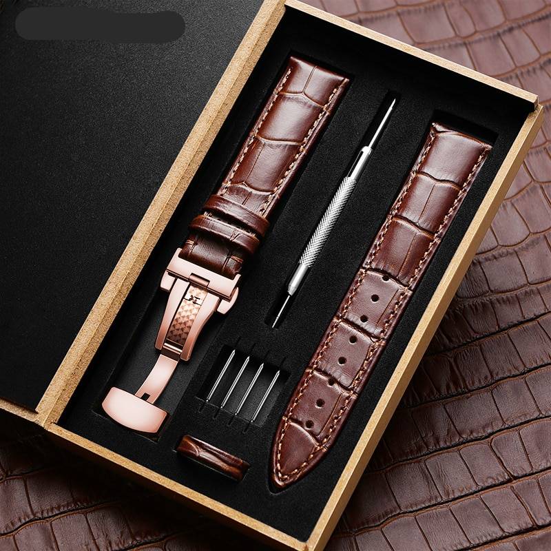Leather Watch Bands Alligator Grain Straps Watch Straps and Bands