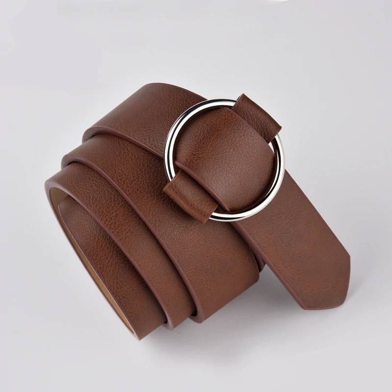 Belts For Women Fashion Round Buckle Belt Belts For Women