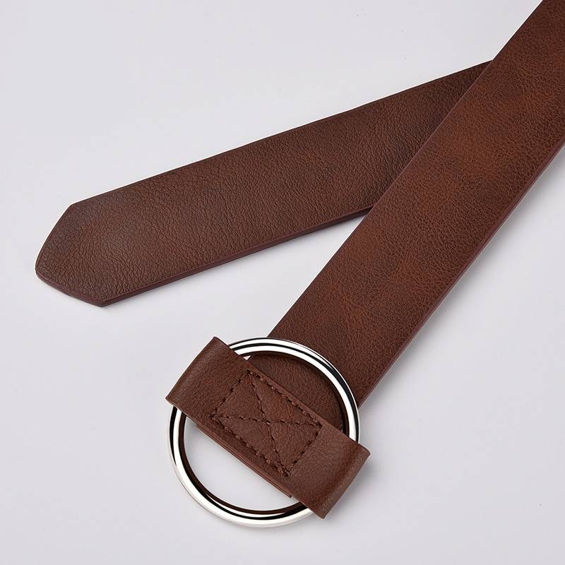 Belts For Women Fashion Round Buckle Belt Belts For Women
