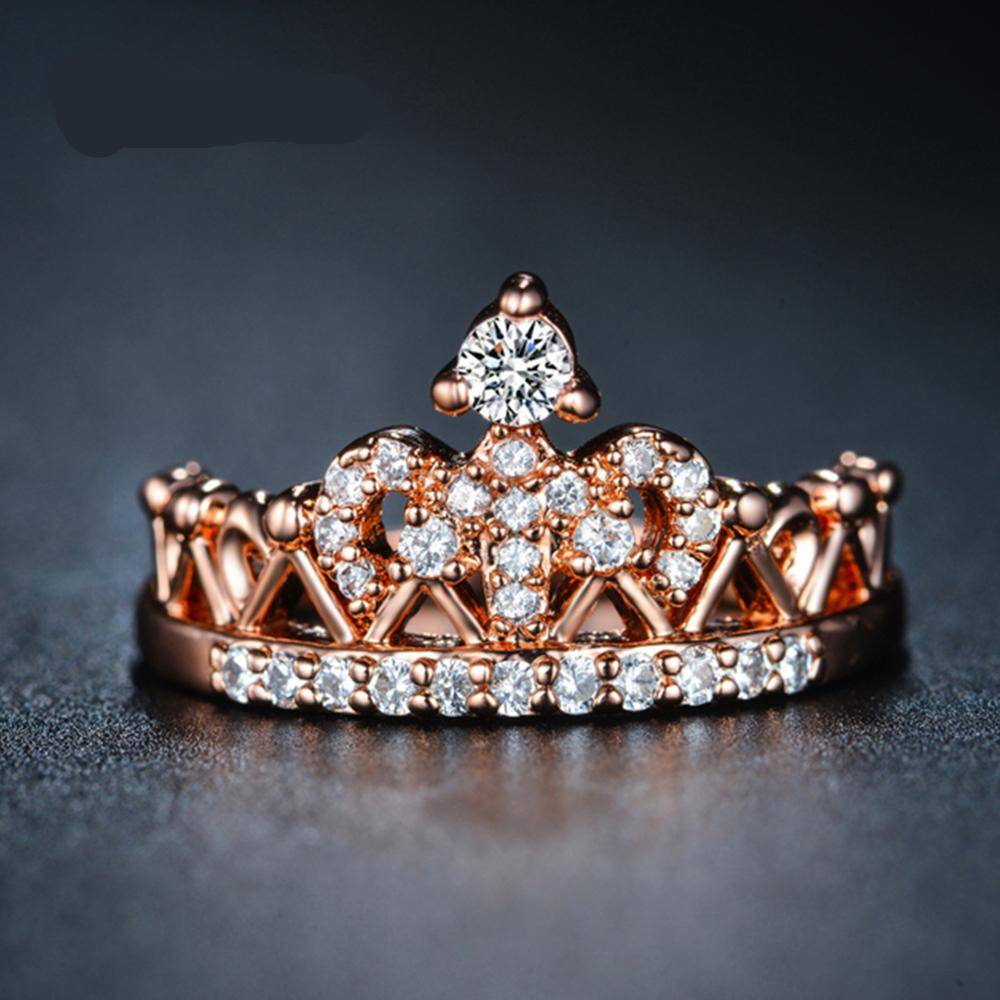 Cubic Zirconia Crown Rings for Women | Jewelry Addicts