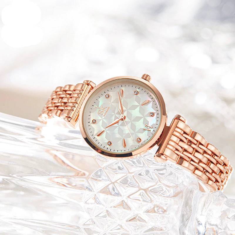 Retro Watches Rose Gold Watches For Women Shengke Watch