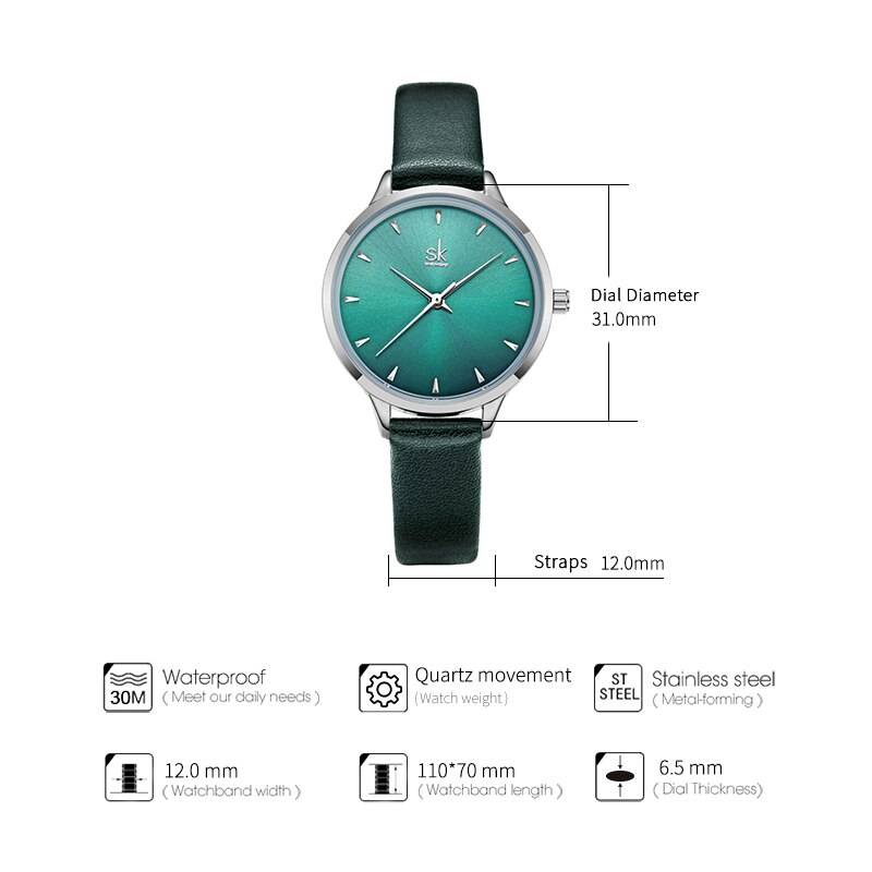 Multicolor Watch Shengke Quartz Ladies Watch Shengke Watch Women's Watches