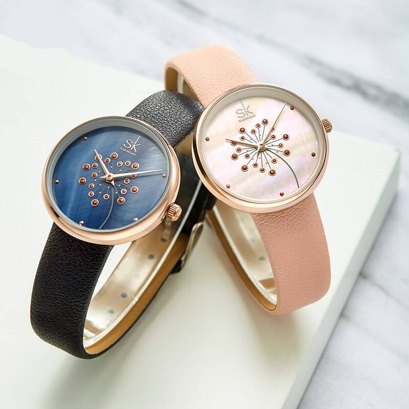 Elegant Women's Watches Dandelion Inspired Shengke Watch Shengke Watch