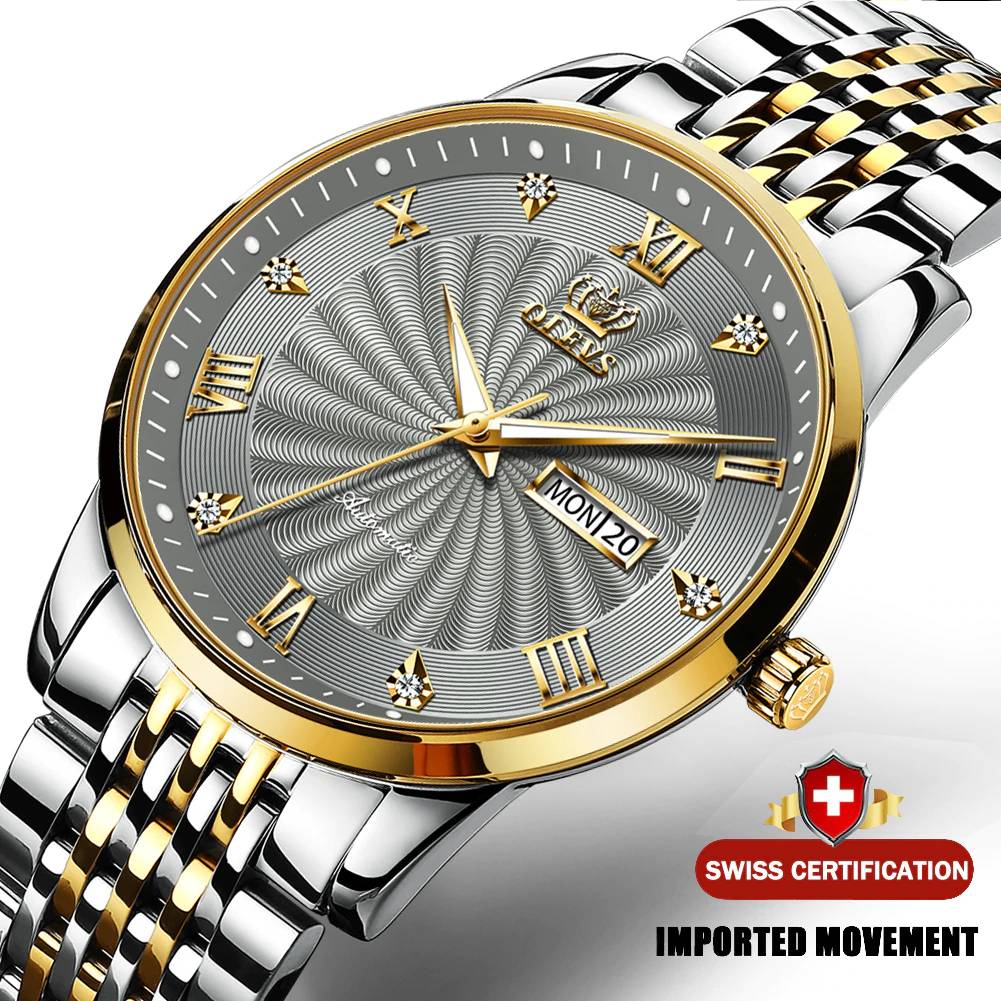 OLEVS Stainless Steel Luxury Automatic Watches Watches For Men