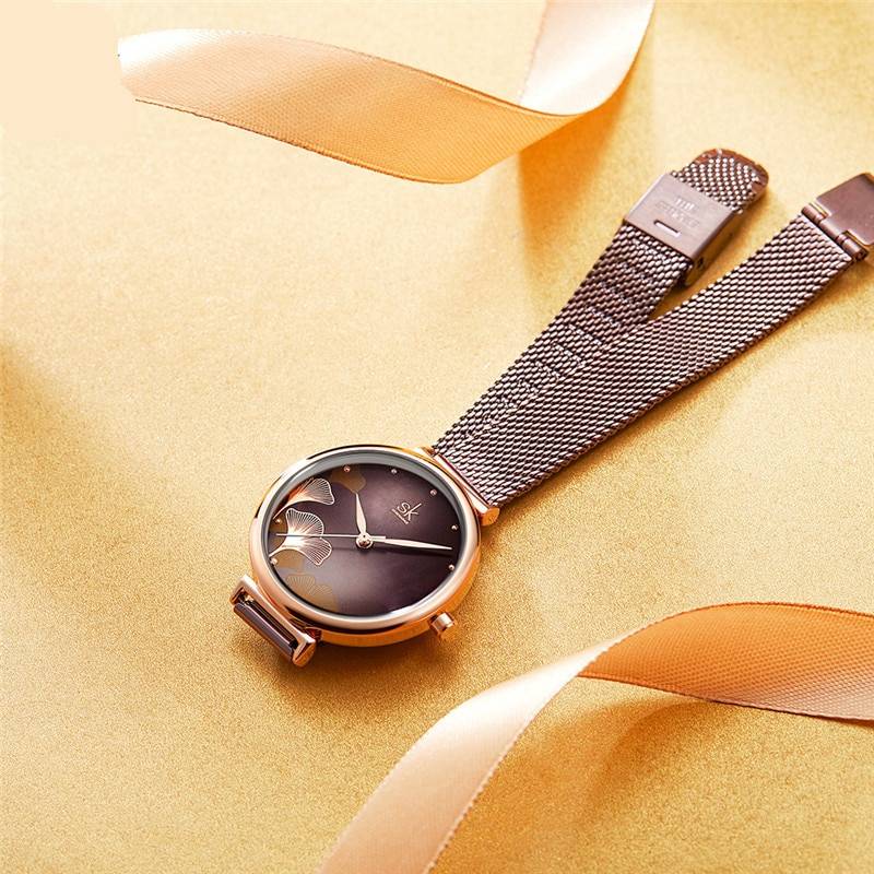 Shengke Watch Geneva Quartz Watch Japan Movt Women's Watches