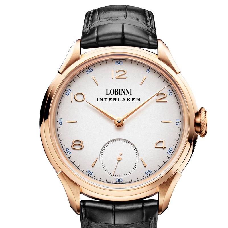 LOBINNI Seagull Mechanical Hand Wind Watch G-O Lobinni Watches For Men