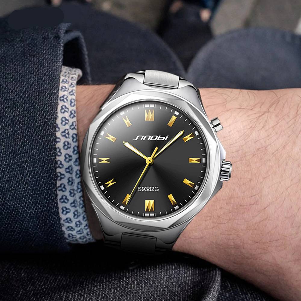 Geneva Quartz Watch Japan Movt SINOBI Watches Sinobi