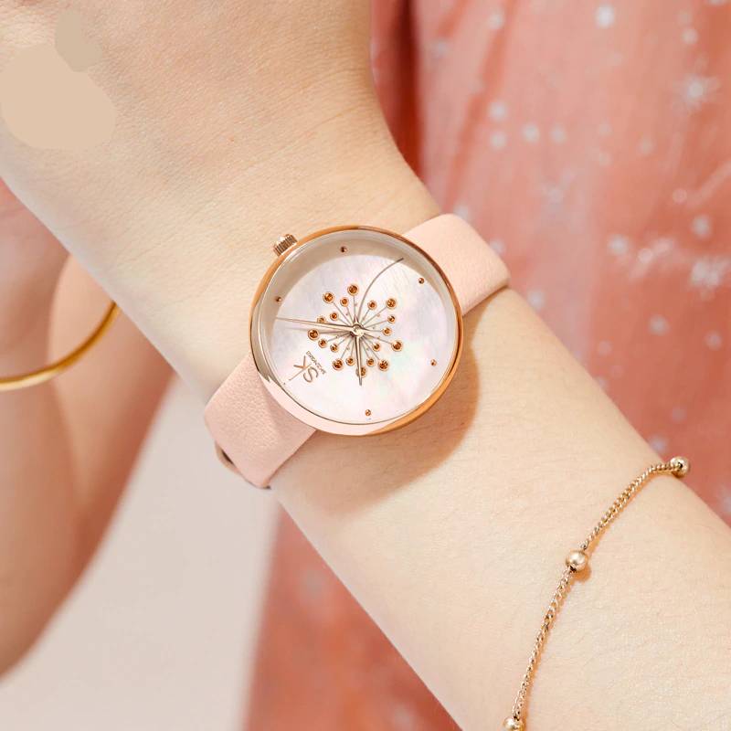 Elegant Women's Watches Dandelion Inspired Shengke Watch Shengke Watch