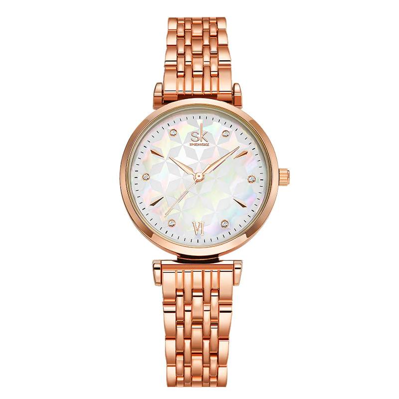 Retro Watches Rose Gold Watches For Women Shengke Watch