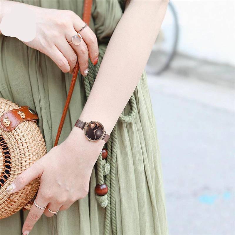 Shengke Watch Geneva Quartz Watch Japan Movt Women's Watches