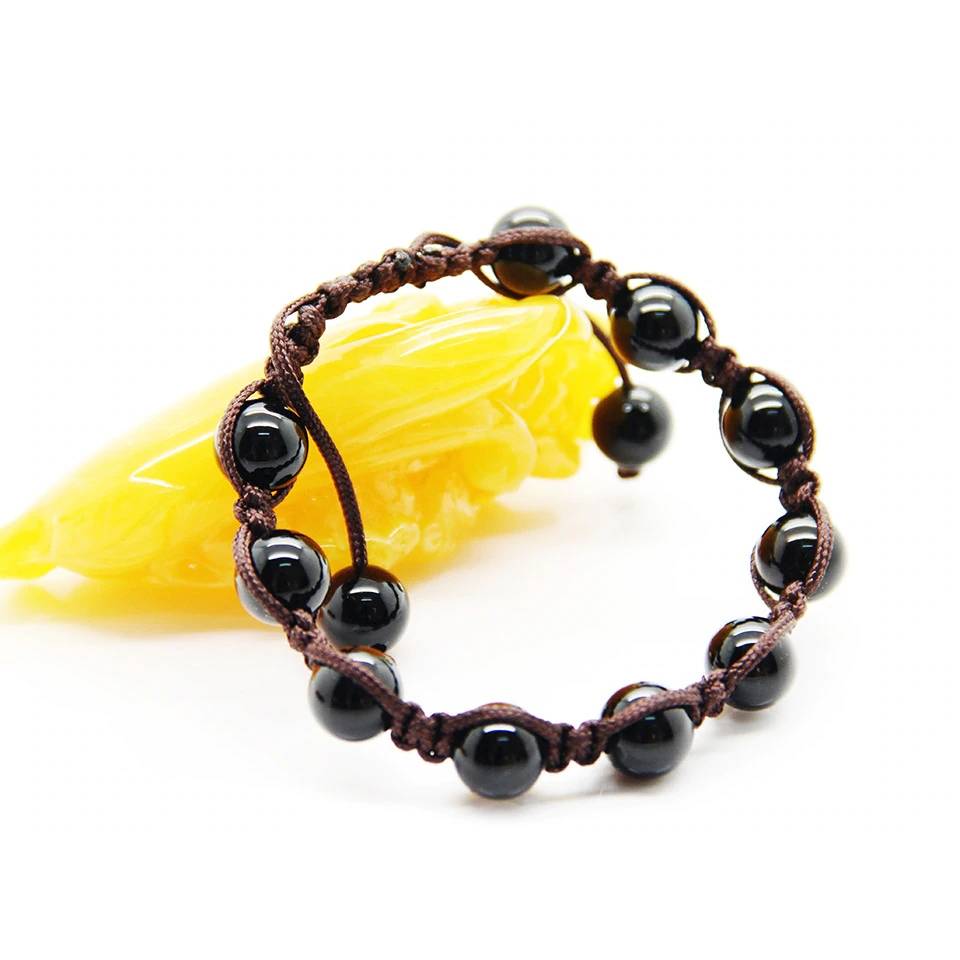 Tiger Eye Stone Hematite And Onyx Bracelet Men's Bracelets