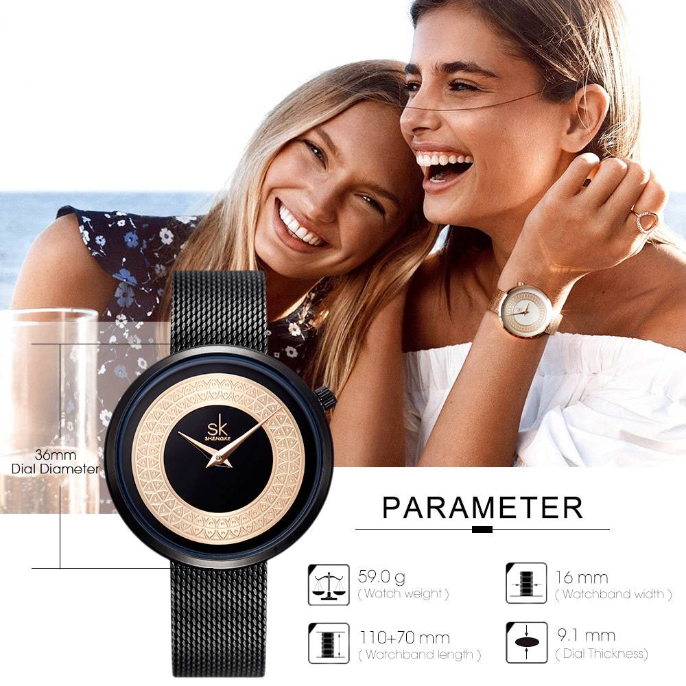 Womens Dress Watch Vintage Designer Watches Shengke Watch Women's Watches