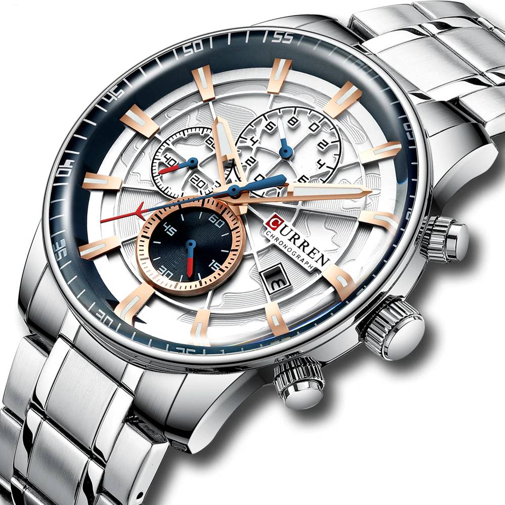 CURREN Luxury Brand Chronograph Wristwatches