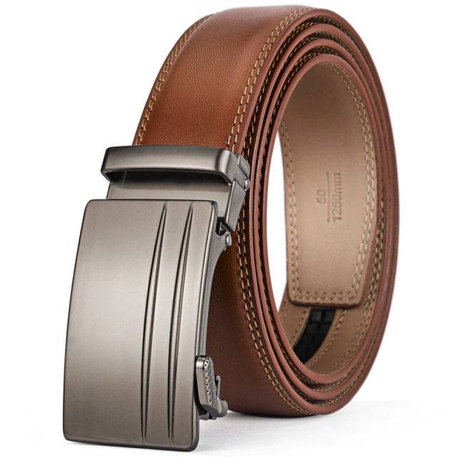 Brown Color Genuine Leather Belt for Men | Jewelry Addicts