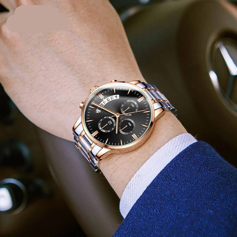 GUANQIN Watch Luxury Mens Fashion Wristwatch Guanqin