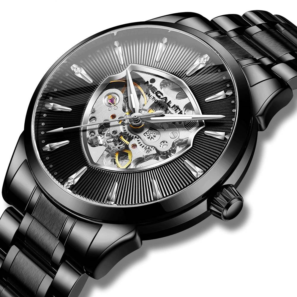 Fashion Movement Automatic Mechanical Watch Megalith