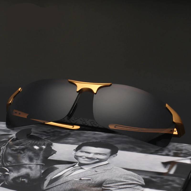 Polarized UV400 Sunglasses Night Vision Driving Men's Sunglasses