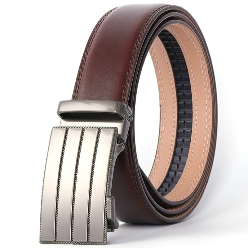 Designer Leather Belt For Men With Fashion Buckle