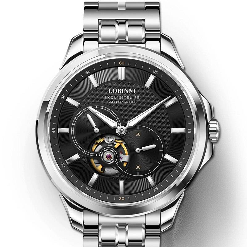 Mechanical Men's Fashion Skeleton Watch Lobinni