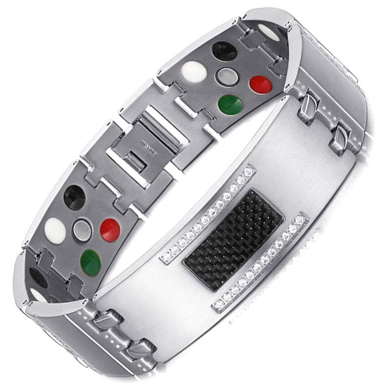 Fashion Titanium Magnetic Therapy Bracelet Magnetic Therapeutic Bracelets