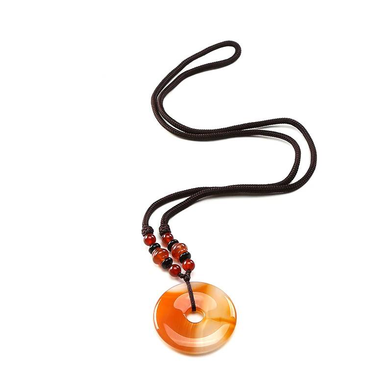 Natural Gemstone Pendant Necklace for Women Men Necklaces & Pendants