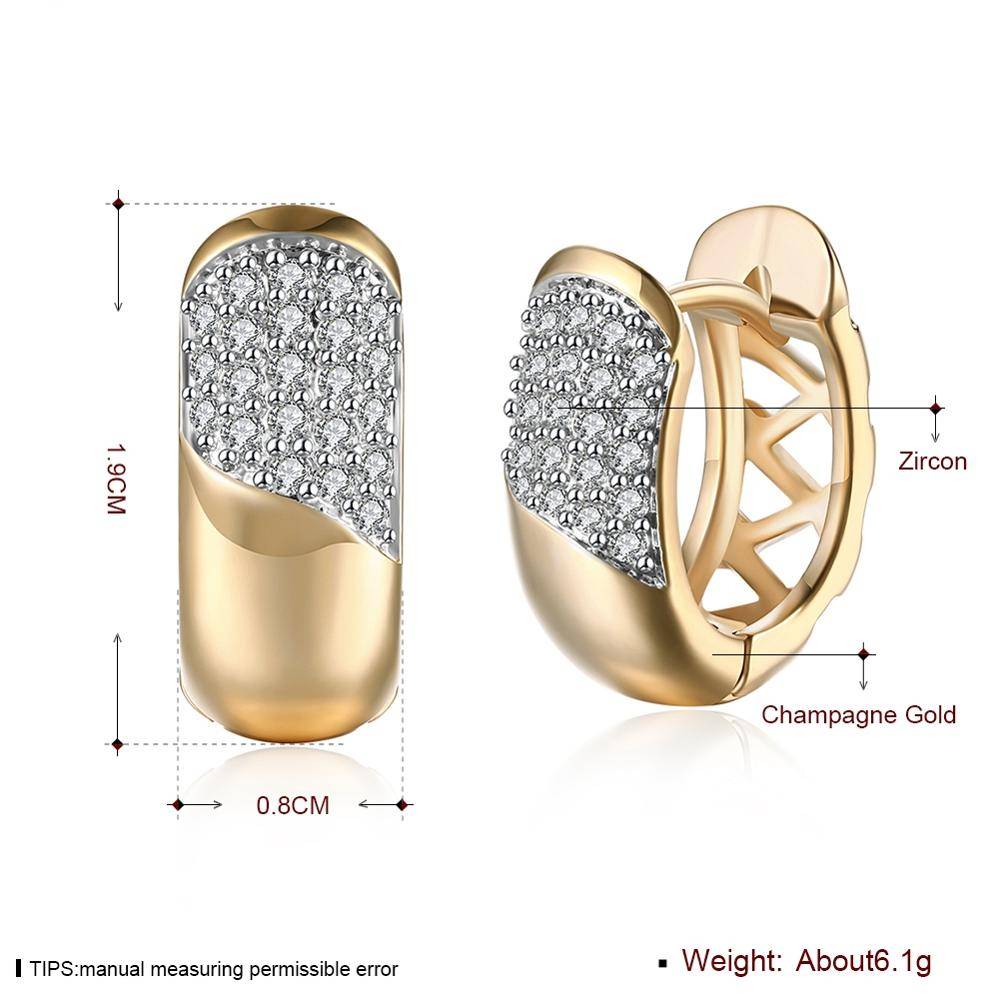 Gold Earrings Hoops Cubic Zirconia Earrings for Women Women's Earrings