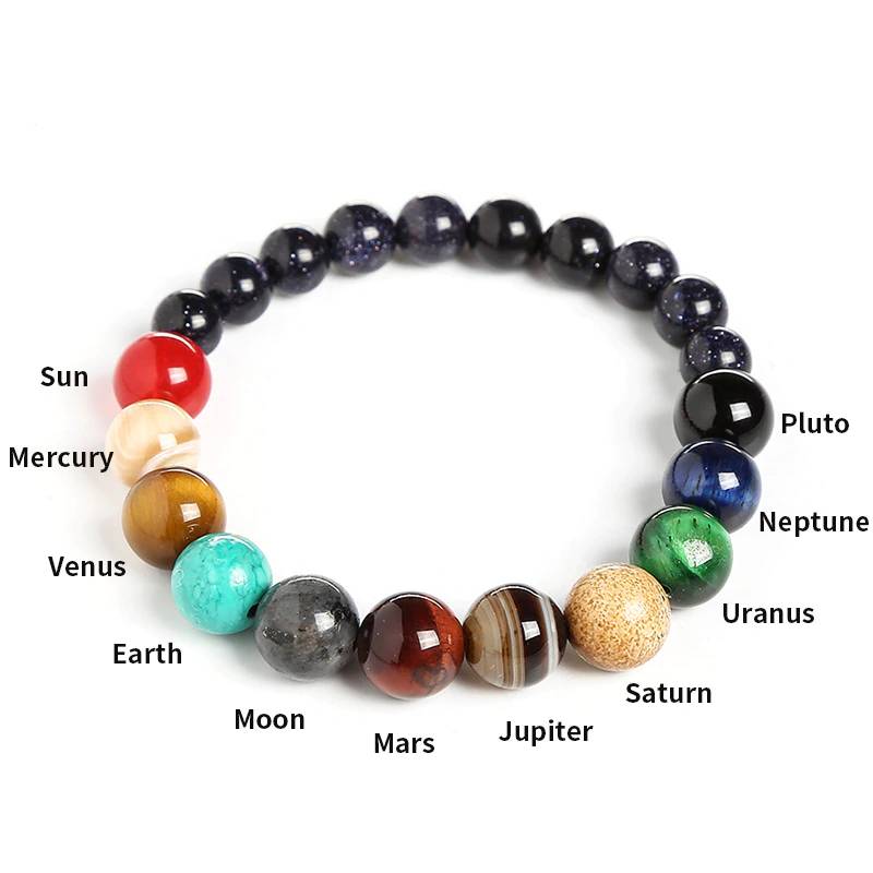 Solar System Bracelet Universe Galaxy The Eight Planets Bracelets & Bangles