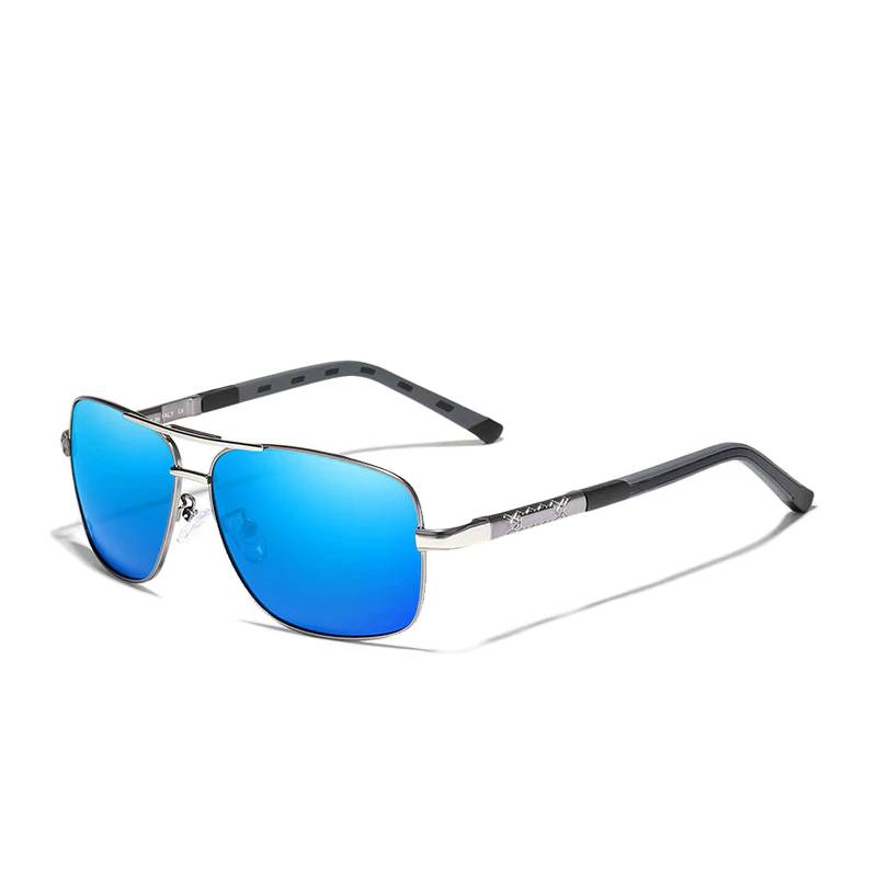 Pilot Style Aluminum Frame UV400 Sunglasses Men's Sunglasses