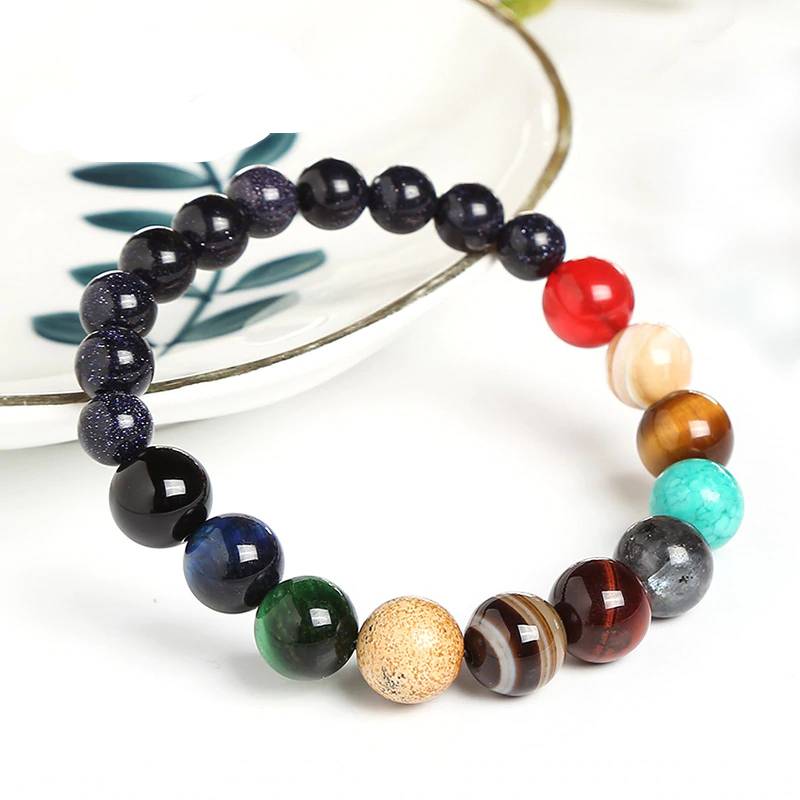 Solar System Bracelet Universe Galaxy The Eight Planets Bracelets & Bangles