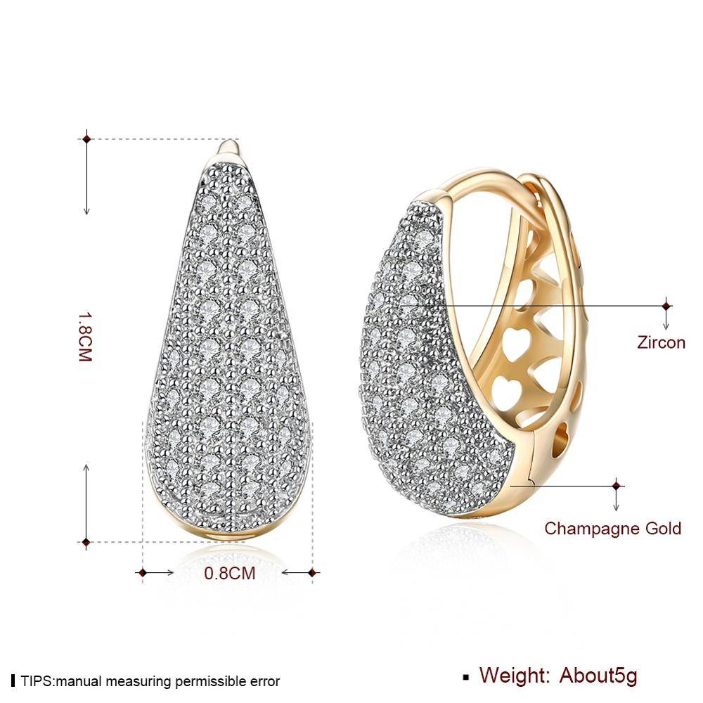 Gold Earrings Hoops Cubic Zirconia Earrings for Women Women's Earrings