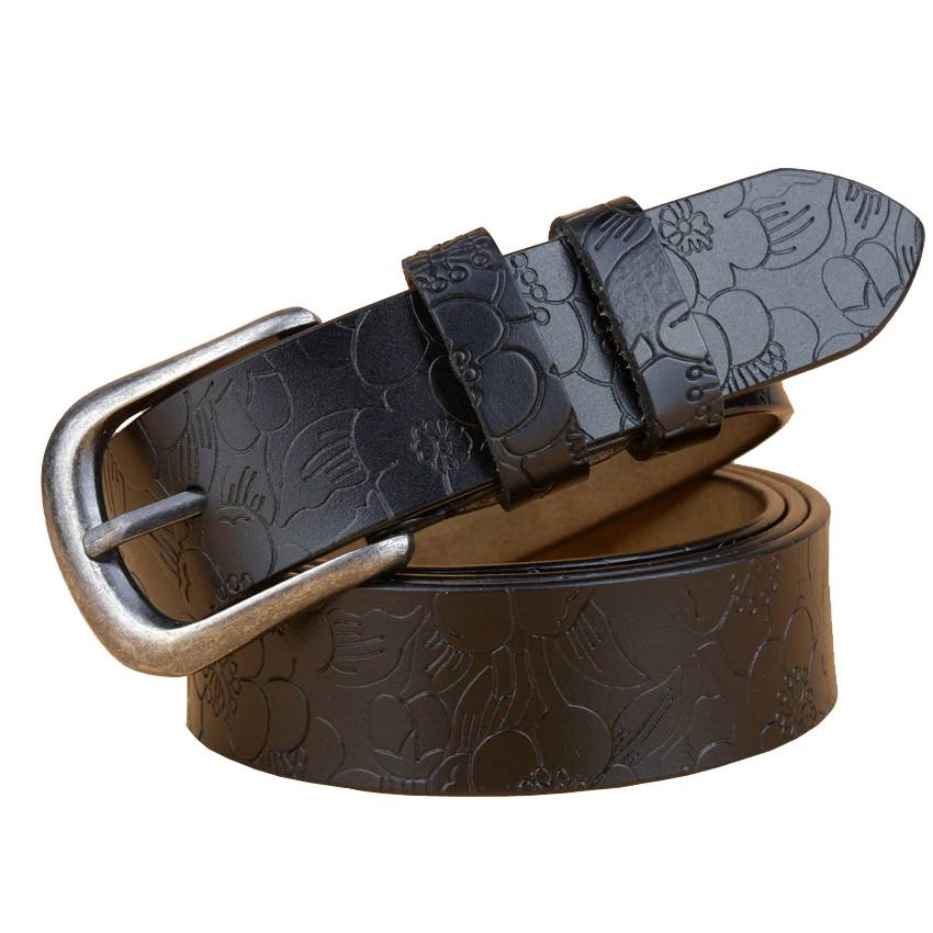 Leather Pin Buckle Vintage Belts for Woman Belts For Women