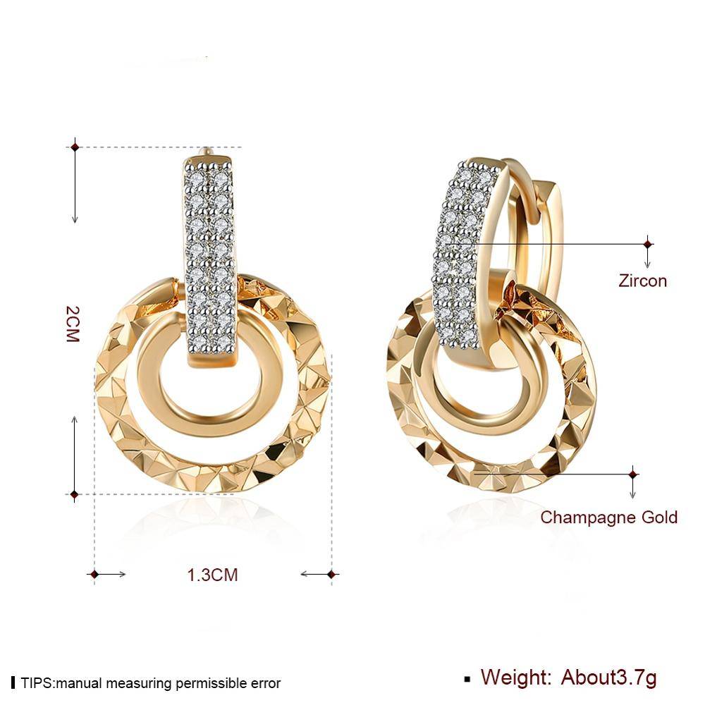 Gold Earrings Hoops Cubic Zirconia Earrings for Women Women's Earrings