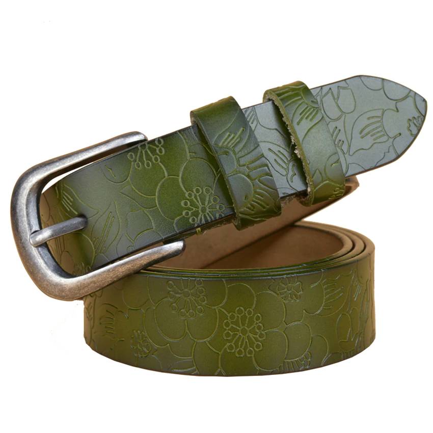 Leather Pin Buckle Vintage Belts for Woman Belts For Women