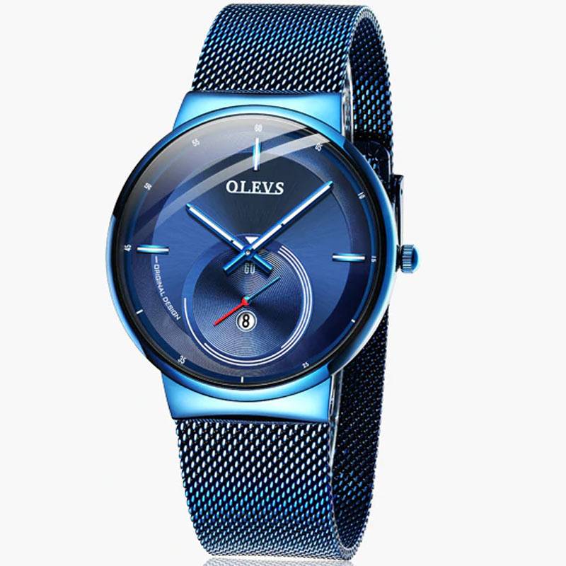 OLEVS 2021 Fashion Men's Ultra-Thin Quartz Watch Watches For Men