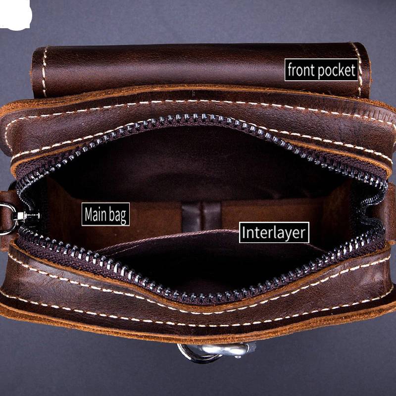 Business Pack Wallet Phone Purse Bag for Men Chest Waist Bags